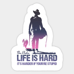 John Wayne  <> Graphic Design Sticker